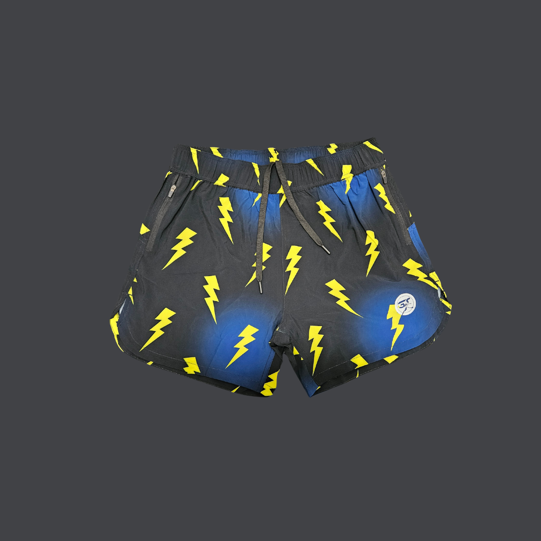 Yellow Bolts Shorts (Shorts Liner)