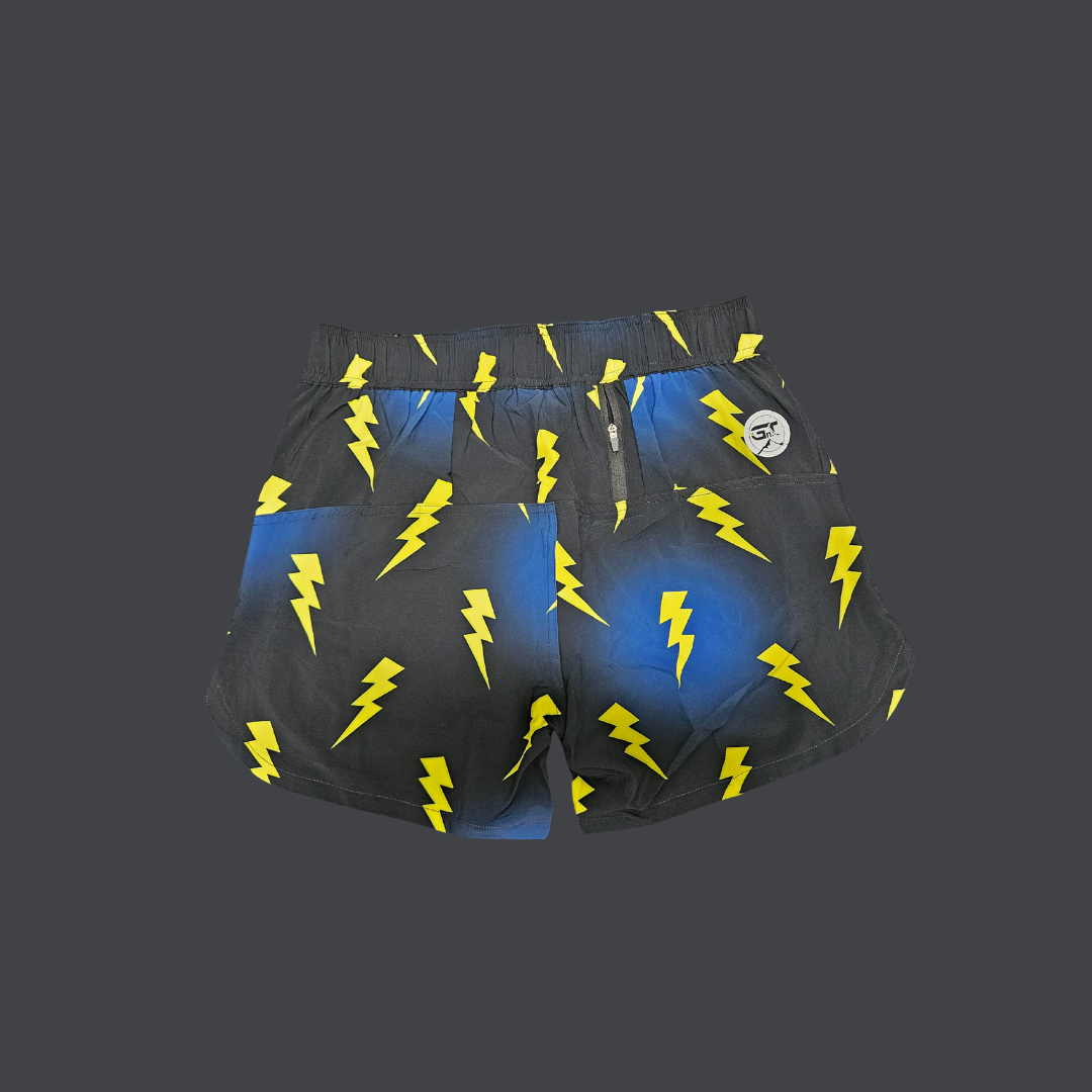 Yellow Bolts Shorts (Shorts Liner)